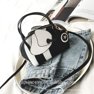 PU crossbody bag for girls women lady black animal deign cute kid bag